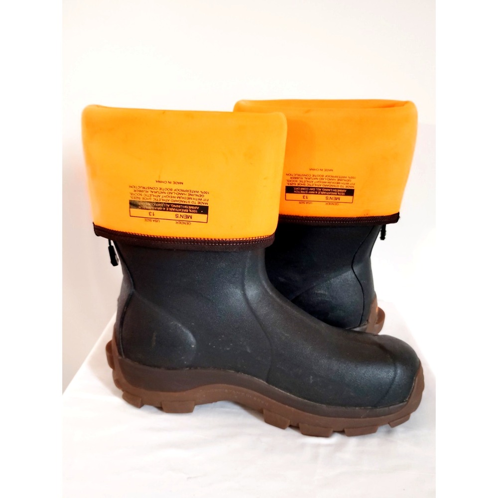 Dryshod Men 13 Black Blaze Orange Waterproof Insulated Outdoor Hunting Work Boot
